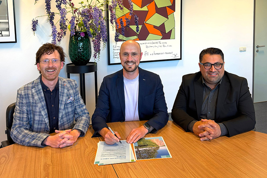 Van links naar rechts: Paul Groenen (Dorpslijst Horssen), Kees Arts (Kernachtig Druten) en Haci Aslan (Welzijn Druten)